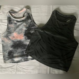 Athleta Cropped Tanks Set of 2 size XS